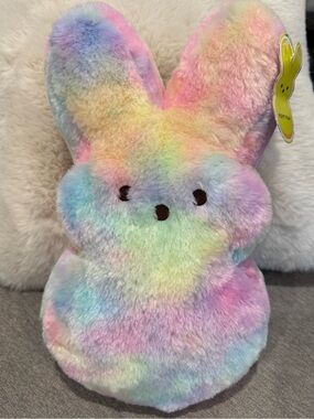 Peeps Rainbow Bunny Plush – 16” – NWT